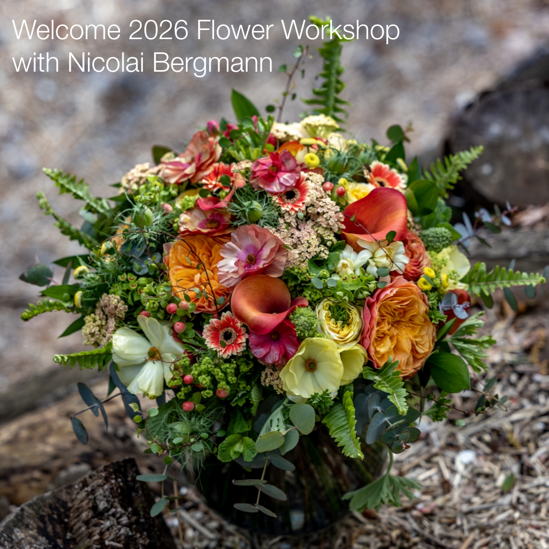 フラワー・ガーデニング mi 1.24 Welcome 2026 Flower Workshop with Nicolai Bergmann