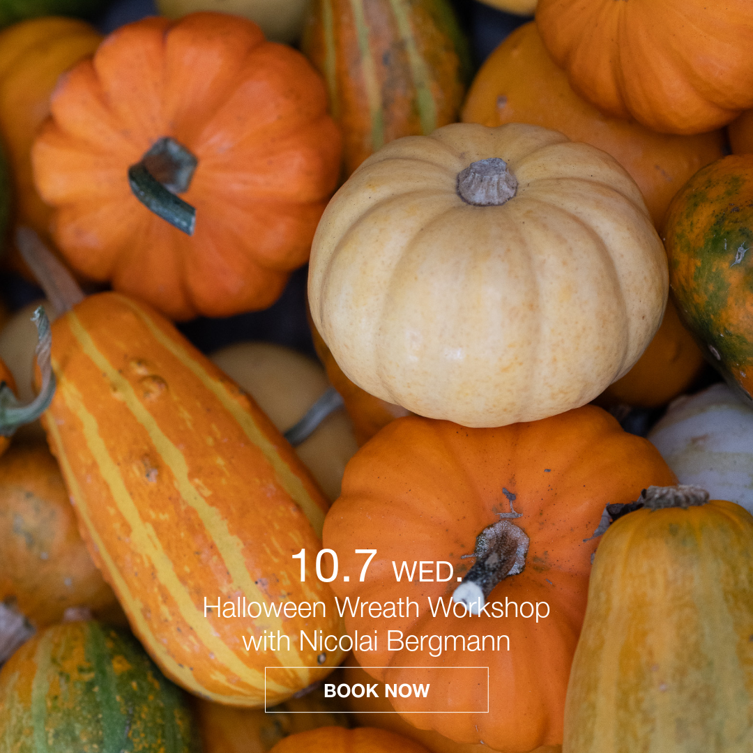 10.7 Halloween Wreath Workshop with Nicolai Bergmann
