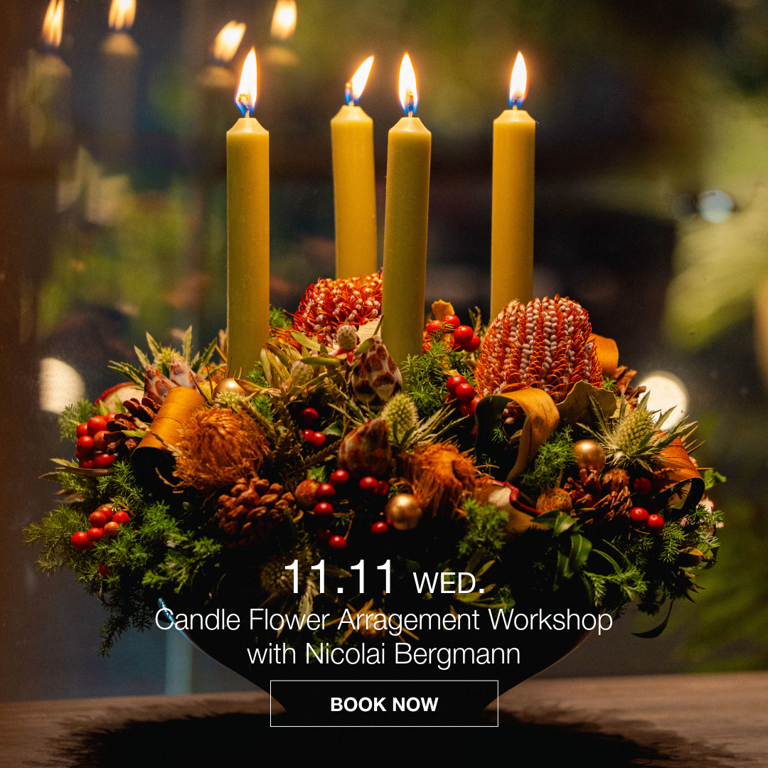 11.11 Candle Flower Arragement Workshop with Nicolai Bergmann