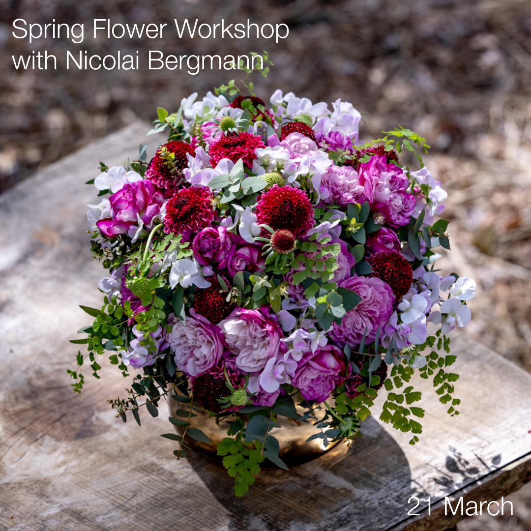 3.21 Spring Flower Workshop with Nicolai Bergmann 3.21 Spring Flower Workshop with Nicolai Bergmann