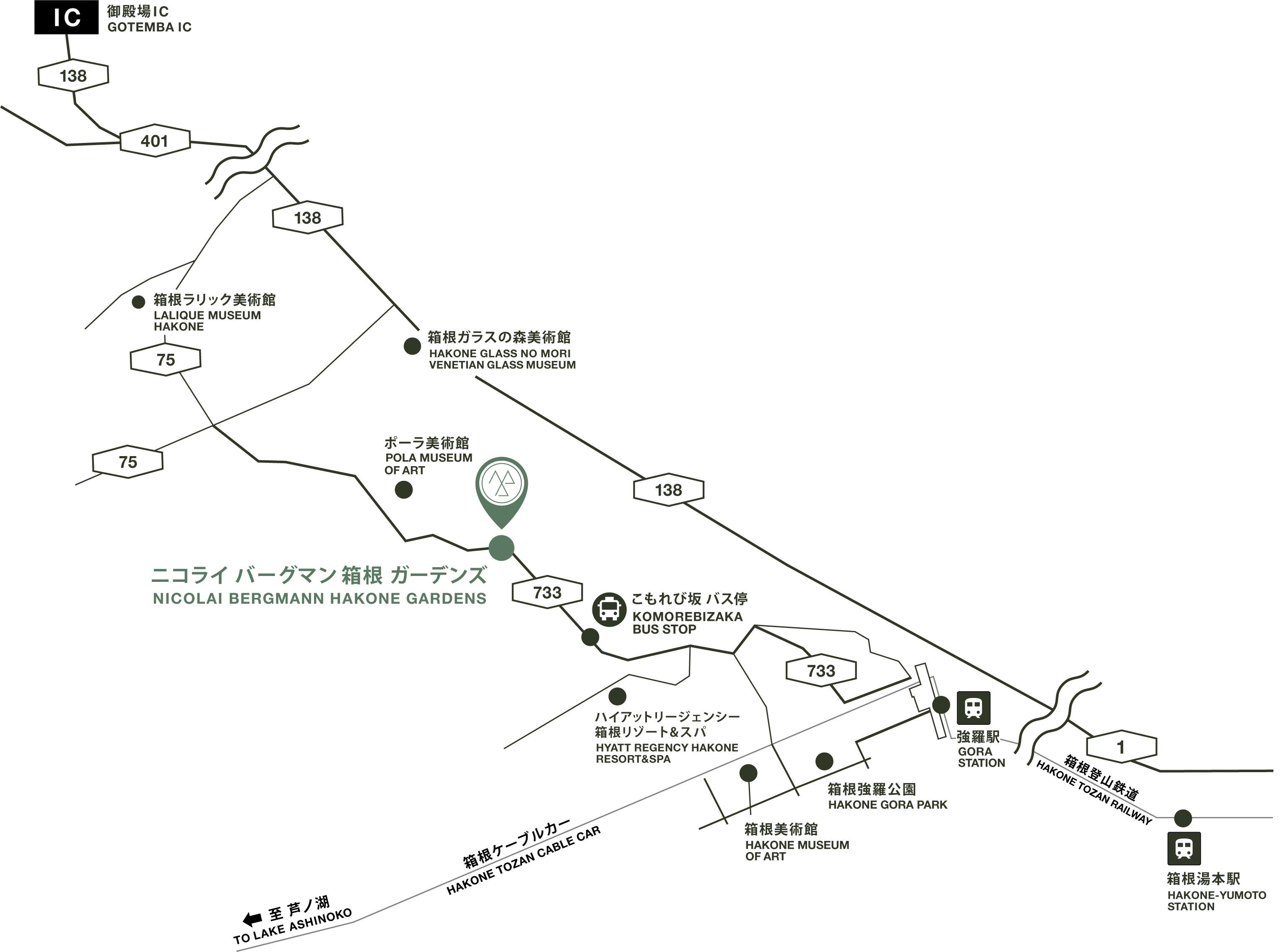 ニコライ バーグマン 箱根 ガーデンズ 事前予約入場チケット 学生