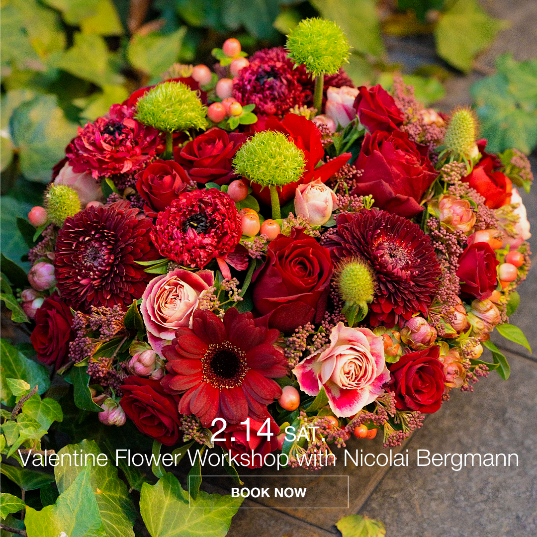 2.14 Valentine Flower Workshop with Nicolai Bergmann